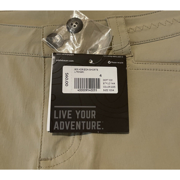 Eddie Bauer Horizon Shorts Womens 4 Beige - Picture 3 of 9